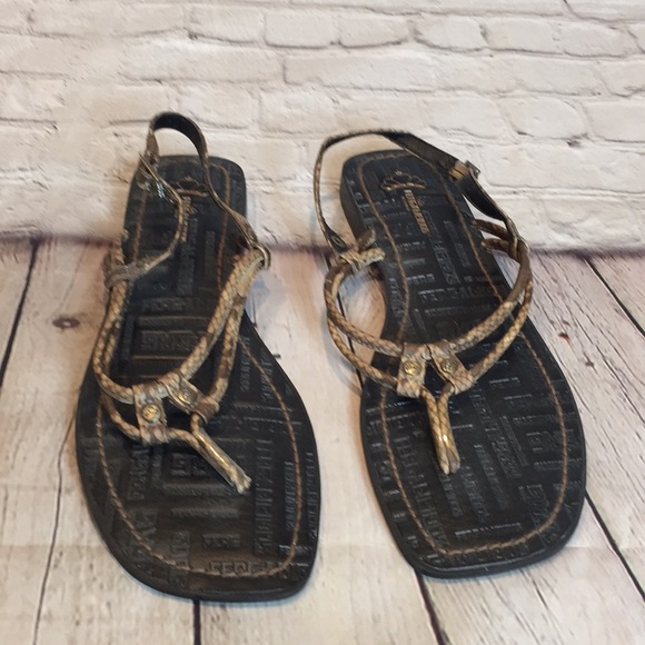 Fergalicious Shoes - Fergalicious Shoes faux snakeskin sandal